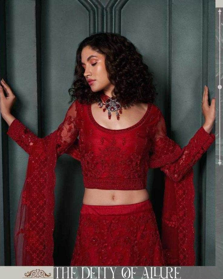 Bridal Heritage Lehenga with Exquisite Design and Comfort - MYLUXURY LANE ENTERPRISE